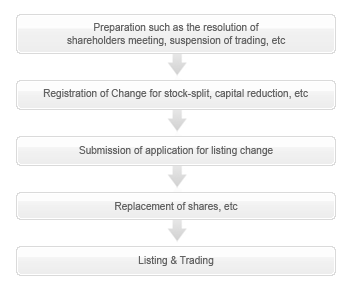 Listing of Stocks: Flow Chart