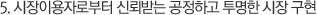 5. 시장이용자로부터 신뢰받는 공정하고 투명한 시장 구현
