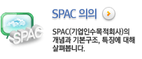 SPAC 의의 SPAC(기업인수목적회사)의 개념과 기본구조, 특징에 대해 살펴봅니다.