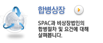 합병상장 SPAC과 비상장법인의 합병절차 및 요건에 대해 살펴봅니다.